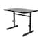 Correll Rectangle Econoline Adjustable Height Computer Desk and Training Table, 24" W, 48" L, 21" to 29" H CSA2448-15 - alternate 1